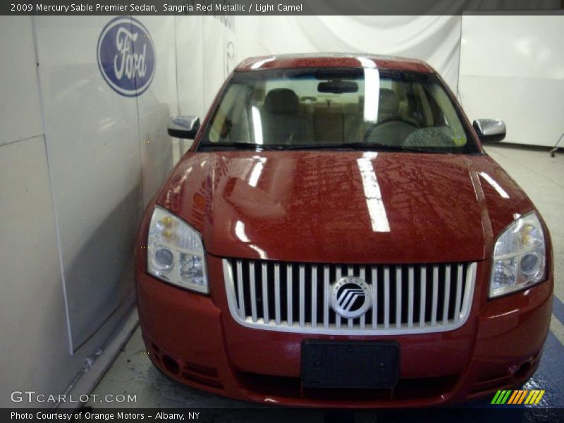 Sangria Red Metallic / Light Camel 2009 Mercury Sable Premier Sedan