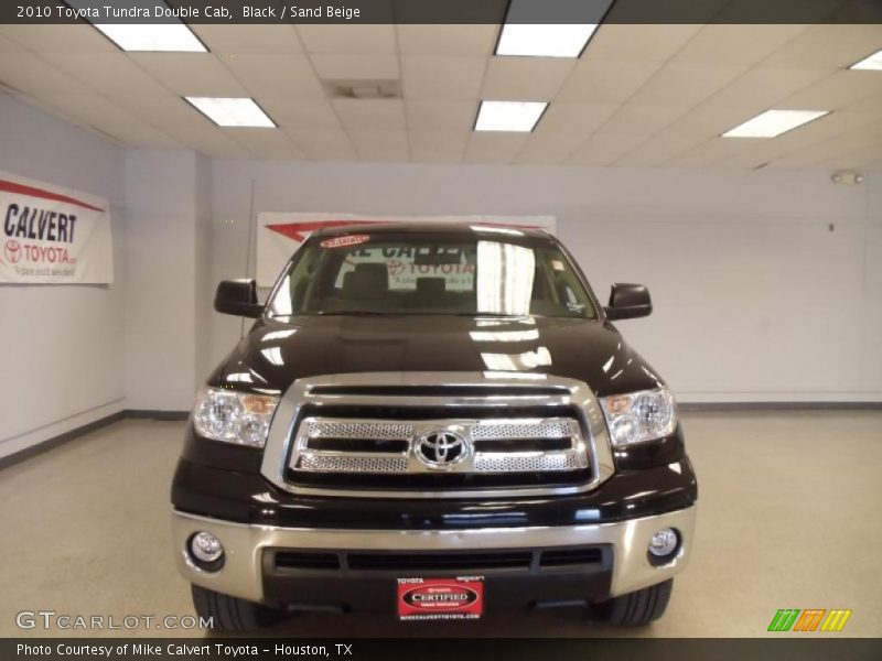 Black / Sand Beige 2010 Toyota Tundra Double Cab