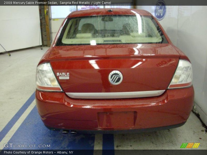 Sangria Red Metallic / Light Camel 2009 Mercury Sable Premier Sedan