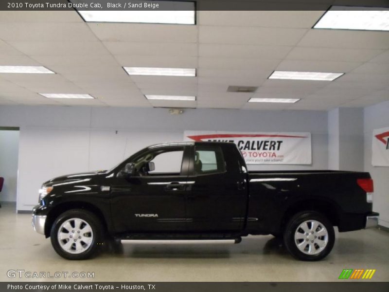 Black / Sand Beige 2010 Toyota Tundra Double Cab