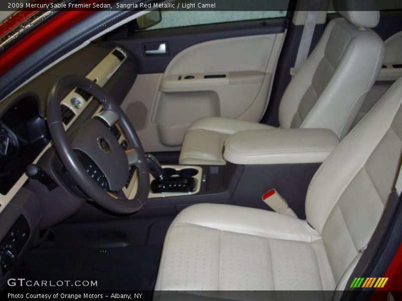 Sangria Red Metallic / Light Camel 2009 Mercury Sable Premier Sedan