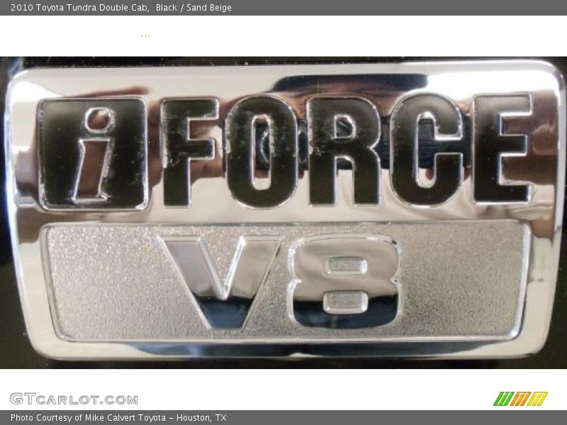 Black / Sand Beige 2010 Toyota Tundra Double Cab