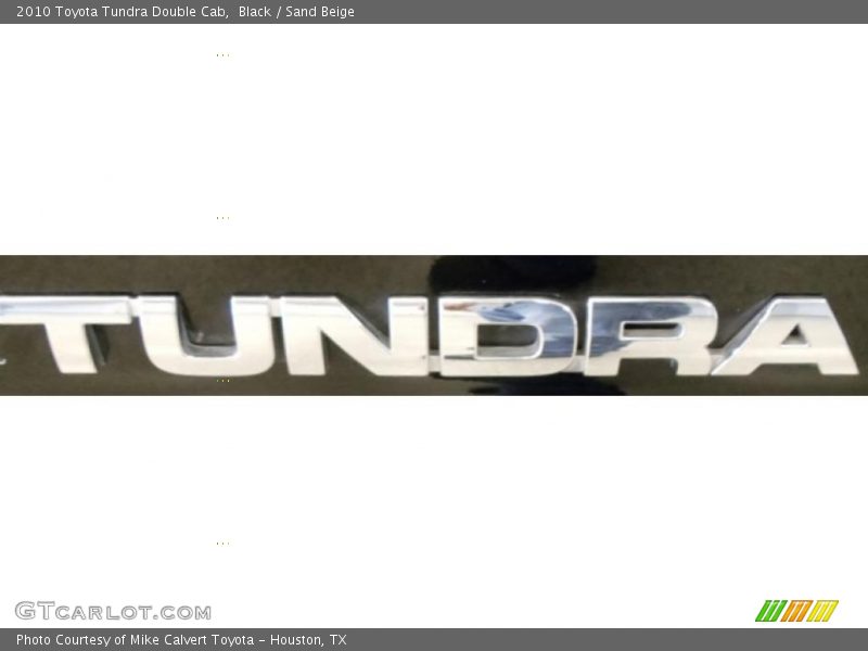 Black / Sand Beige 2010 Toyota Tundra Double Cab