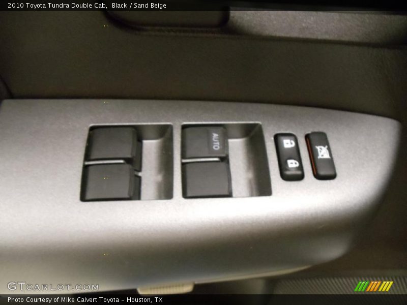 Black / Sand Beige 2010 Toyota Tundra Double Cab