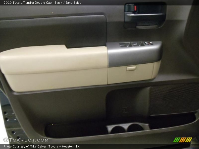 Black / Sand Beige 2010 Toyota Tundra Double Cab