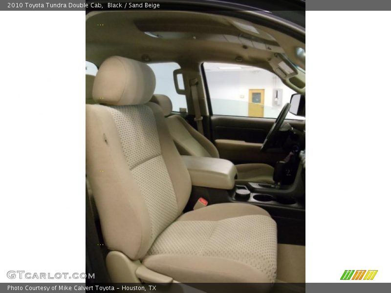 Black / Sand Beige 2010 Toyota Tundra Double Cab