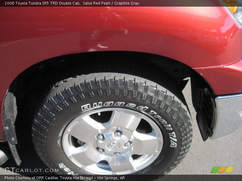 Salsa Red Pearl / Graphite Gray 2008 Toyota Tundra SR5 TRD Double Cab