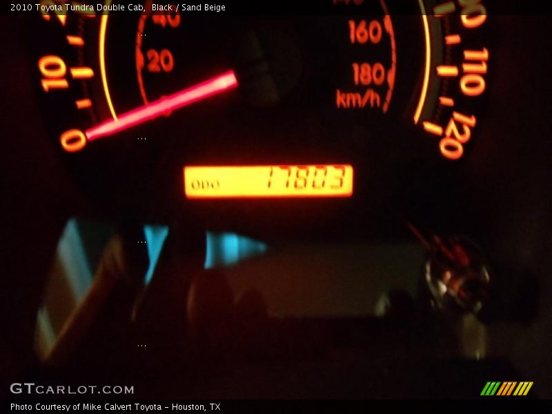 Black / Sand Beige 2010 Toyota Tundra Double Cab