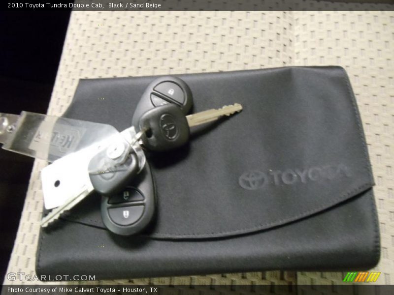 Black / Sand Beige 2010 Toyota Tundra Double Cab