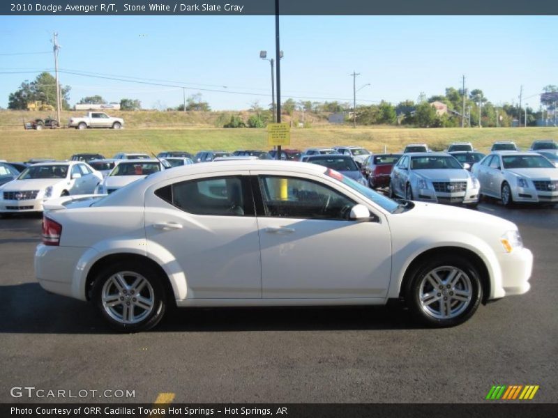 Stone White / Dark Slate Gray 2010 Dodge Avenger R/T