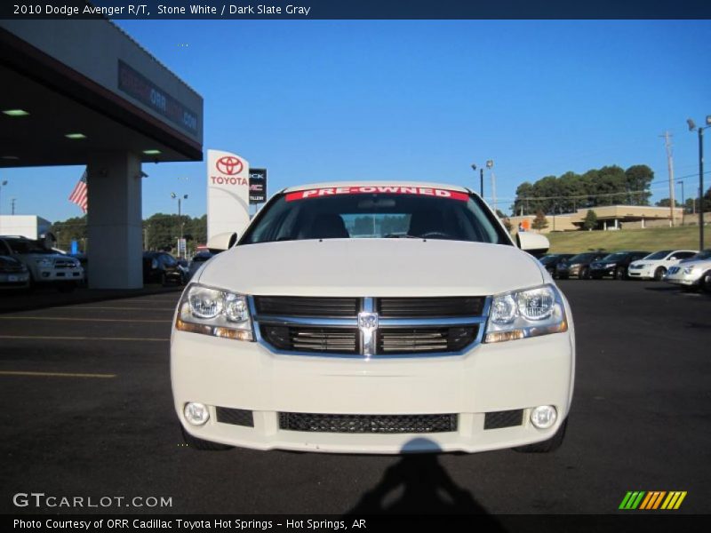 Stone White / Dark Slate Gray 2010 Dodge Avenger R/T