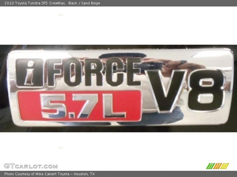 Black / Sand Beige 2010 Toyota Tundra SR5 CrewMax
