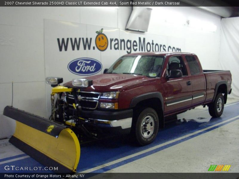 Sport Red Metallic / Dark Charcoal 2007 Chevrolet Silverado 2500HD Classic LT Extended Cab 4x4