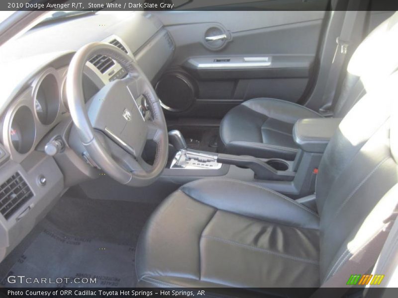 Stone White / Dark Slate Gray 2010 Dodge Avenger R/T