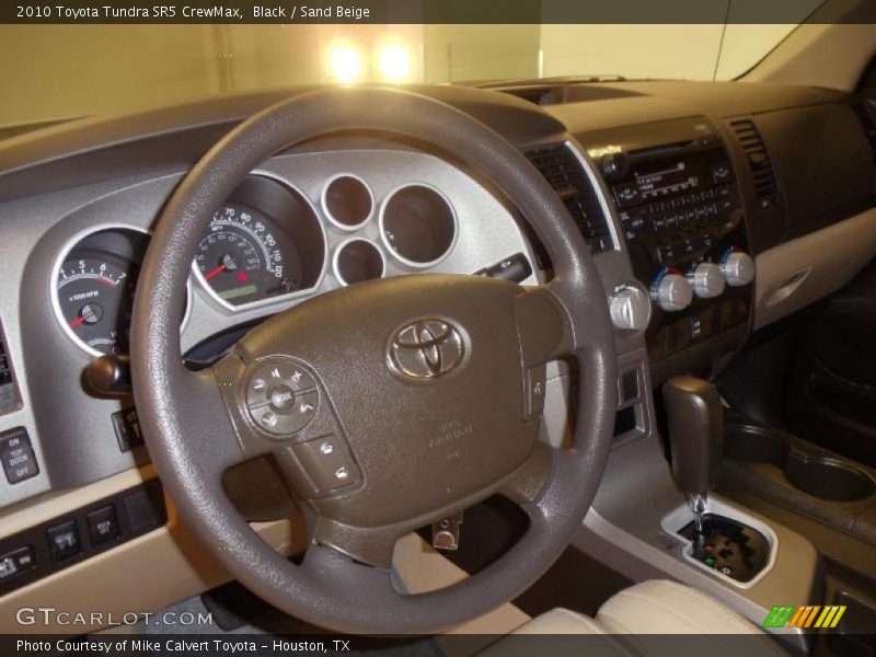 Black / Sand Beige 2010 Toyota Tundra SR5 CrewMax