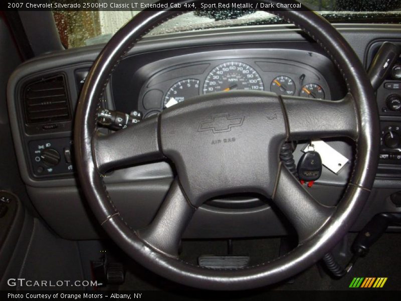 Sport Red Metallic / Dark Charcoal 2007 Chevrolet Silverado 2500HD Classic LT Extended Cab 4x4