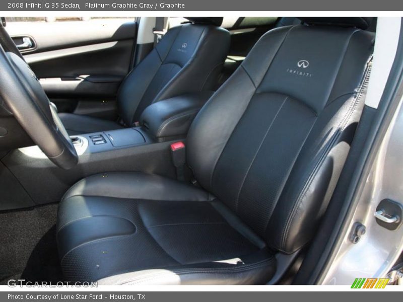 Platinum Graphite Gray / Graphite 2008 Infiniti G 35 Sedan