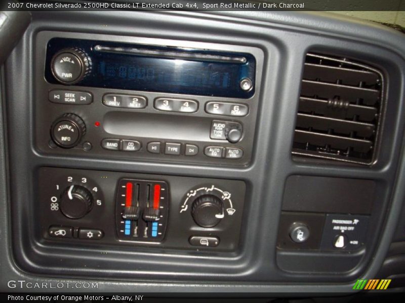 Sport Red Metallic / Dark Charcoal 2007 Chevrolet Silverado 2500HD Classic LT Extended Cab 4x4