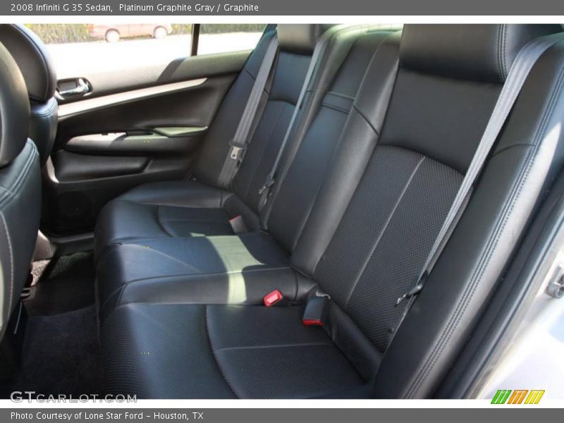Platinum Graphite Gray / Graphite 2008 Infiniti G 35 Sedan