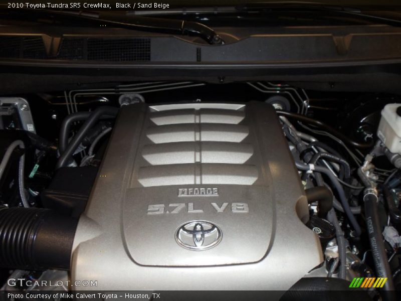 Black / Sand Beige 2010 Toyota Tundra SR5 CrewMax