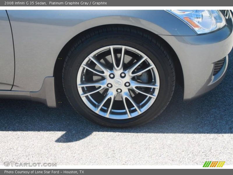 Platinum Graphite Gray / Graphite 2008 Infiniti G 35 Sedan
