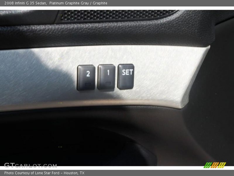 Platinum Graphite Gray / Graphite 2008 Infiniti G 35 Sedan