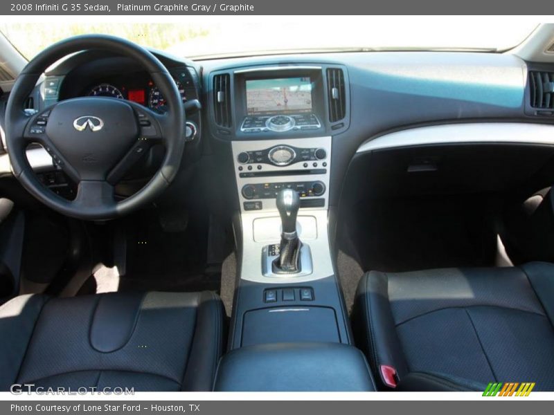 Platinum Graphite Gray / Graphite 2008 Infiniti G 35 Sedan