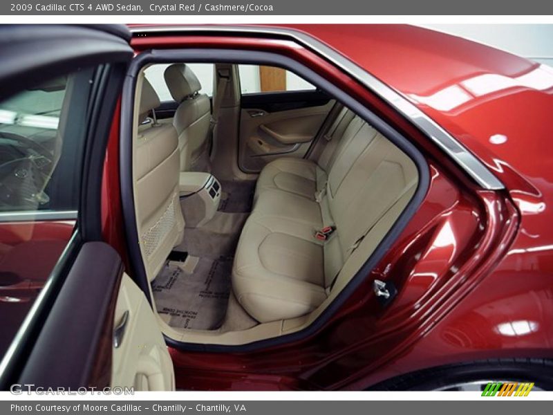 Crystal Red / Cashmere/Cocoa 2009 Cadillac CTS 4 AWD Sedan