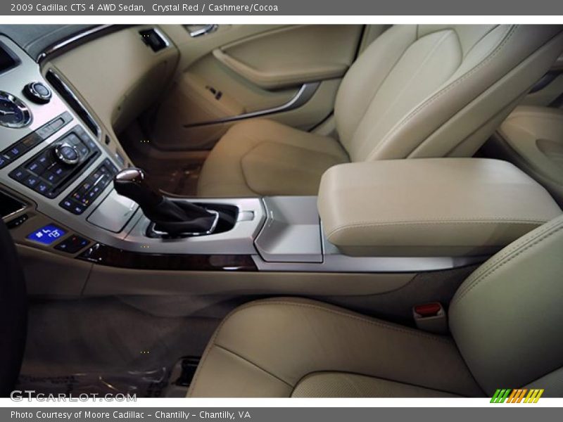 Crystal Red / Cashmere/Cocoa 2009 Cadillac CTS 4 AWD Sedan