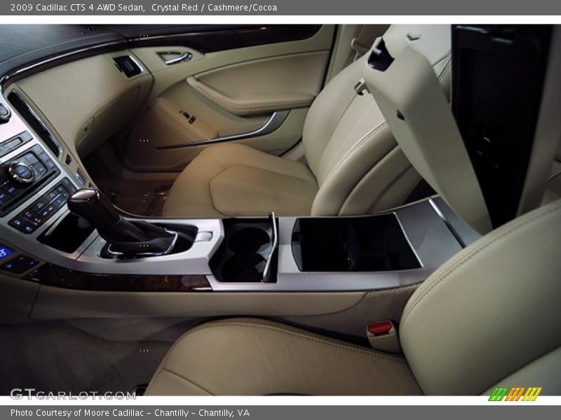 Crystal Red / Cashmere/Cocoa 2009 Cadillac CTS 4 AWD Sedan