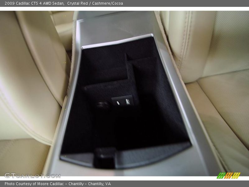 Crystal Red / Cashmere/Cocoa 2009 Cadillac CTS 4 AWD Sedan