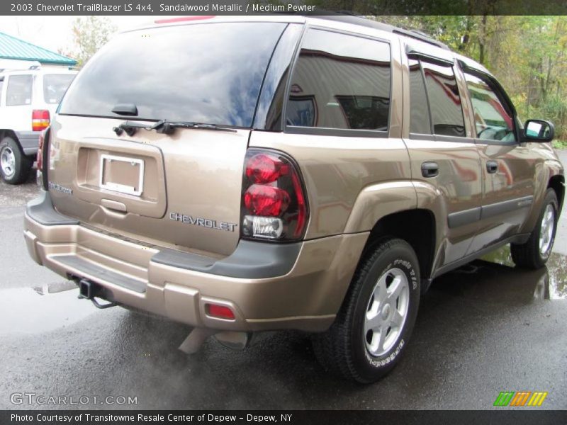 Sandalwood Metallic / Medium Pewter 2003 Chevrolet TrailBlazer LS 4x4