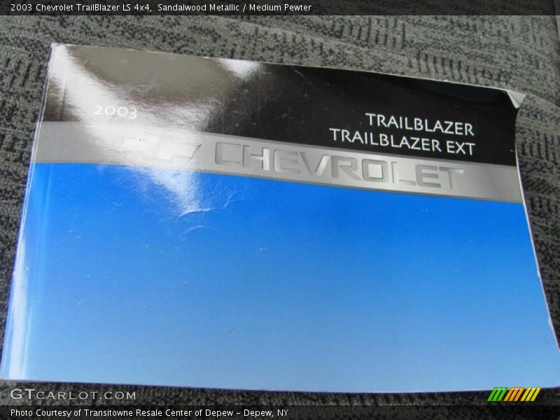 Sandalwood Metallic / Medium Pewter 2003 Chevrolet TrailBlazer LS 4x4