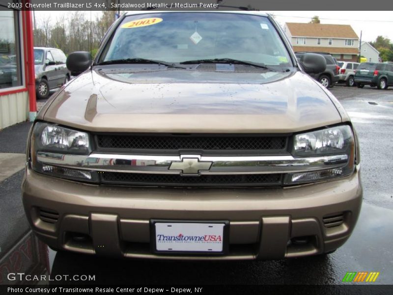 Sandalwood Metallic / Medium Pewter 2003 Chevrolet TrailBlazer LS 4x4