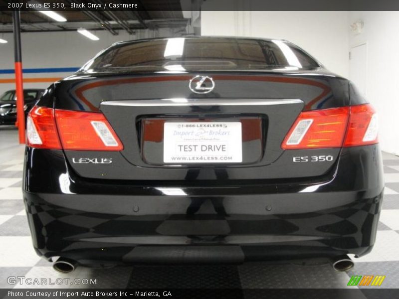 Black Onyx / Cashmere 2007 Lexus ES 350