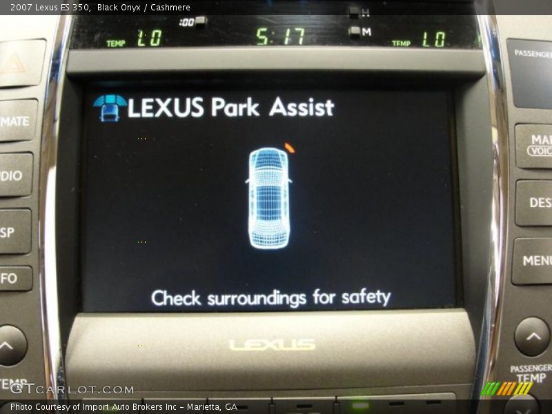 Black Onyx / Cashmere 2007 Lexus ES 350