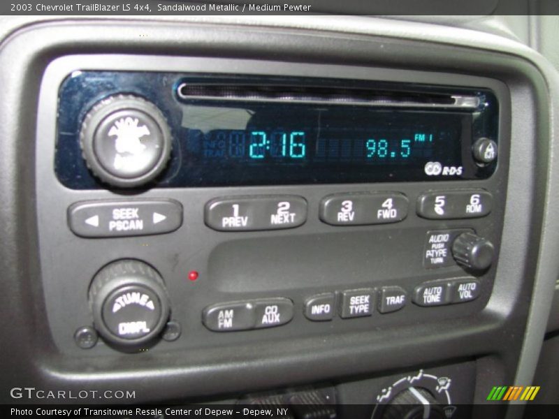 Sandalwood Metallic / Medium Pewter 2003 Chevrolet TrailBlazer LS 4x4