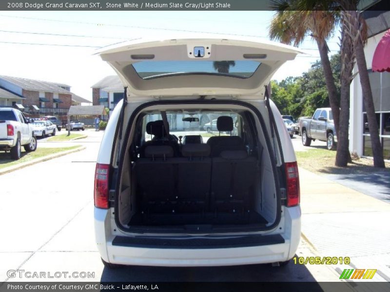 Stone White / Medium Slate Gray/Light Shale 2008 Dodge Grand Caravan SXT