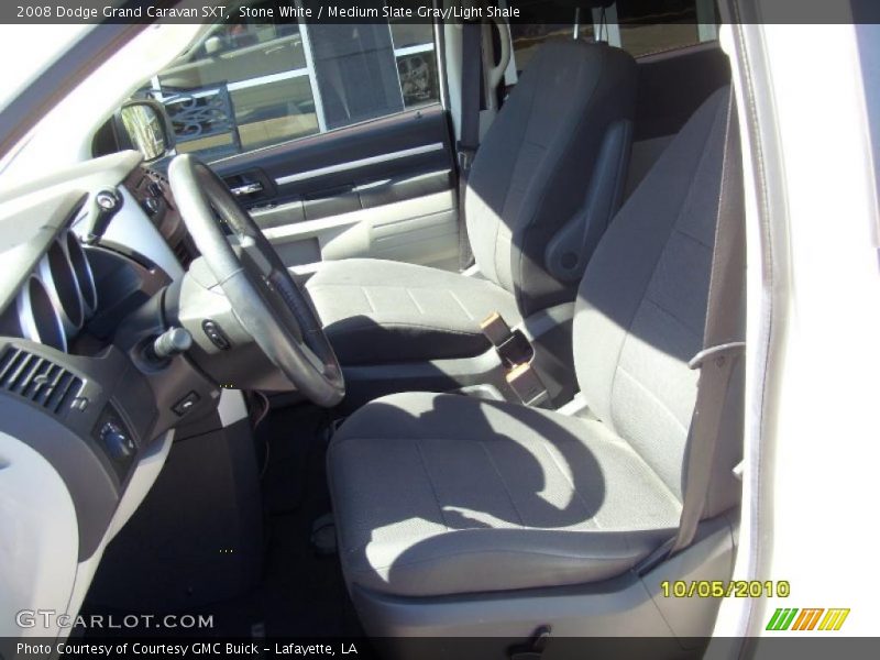 Stone White / Medium Slate Gray/Light Shale 2008 Dodge Grand Caravan SXT