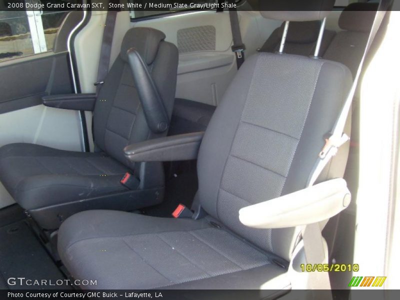 Stone White / Medium Slate Gray/Light Shale 2008 Dodge Grand Caravan SXT