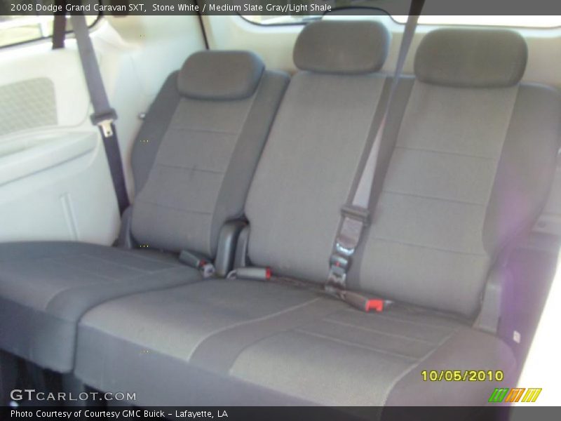 Stone White / Medium Slate Gray/Light Shale 2008 Dodge Grand Caravan SXT