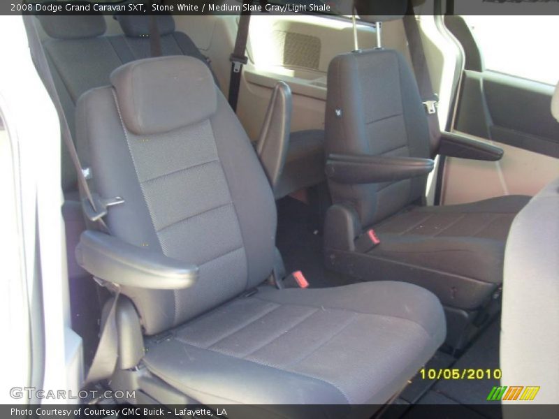 Stone White / Medium Slate Gray/Light Shale 2008 Dodge Grand Caravan SXT