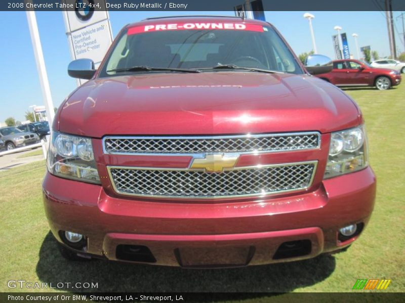 Deep Ruby Metallic / Ebony 2008 Chevrolet Tahoe LTZ 4x4