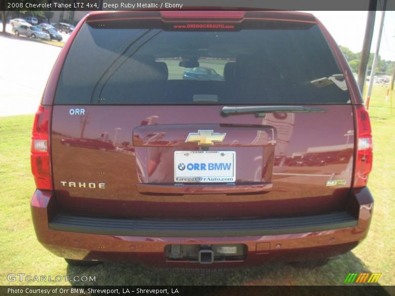 Deep Ruby Metallic / Ebony 2008 Chevrolet Tahoe LTZ 4x4