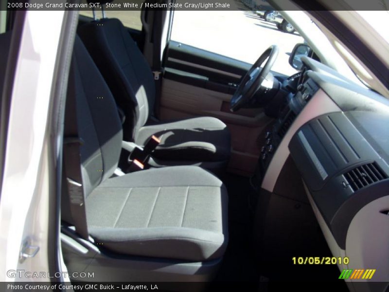 Stone White / Medium Slate Gray/Light Shale 2008 Dodge Grand Caravan SXT