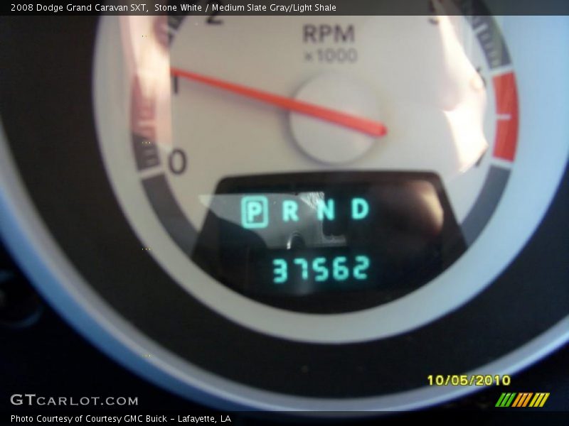 Stone White / Medium Slate Gray/Light Shale 2008 Dodge Grand Caravan SXT