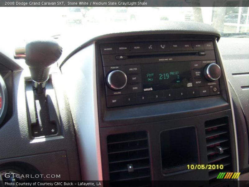 Stone White / Medium Slate Gray/Light Shale 2008 Dodge Grand Caravan SXT