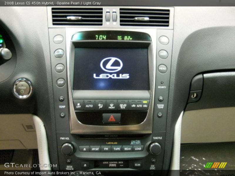 Opaline Pearl / Light Gray 2008 Lexus GS 450h Hybrid