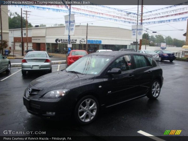 Black Mica / Black 2008 Mazda MAZDA3 s Touring Hatchback