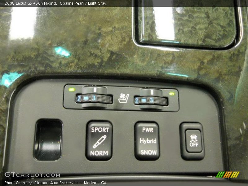 Opaline Pearl / Light Gray 2008 Lexus GS 450h Hybrid